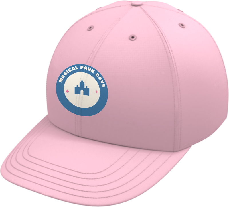 A custom printed dad hat